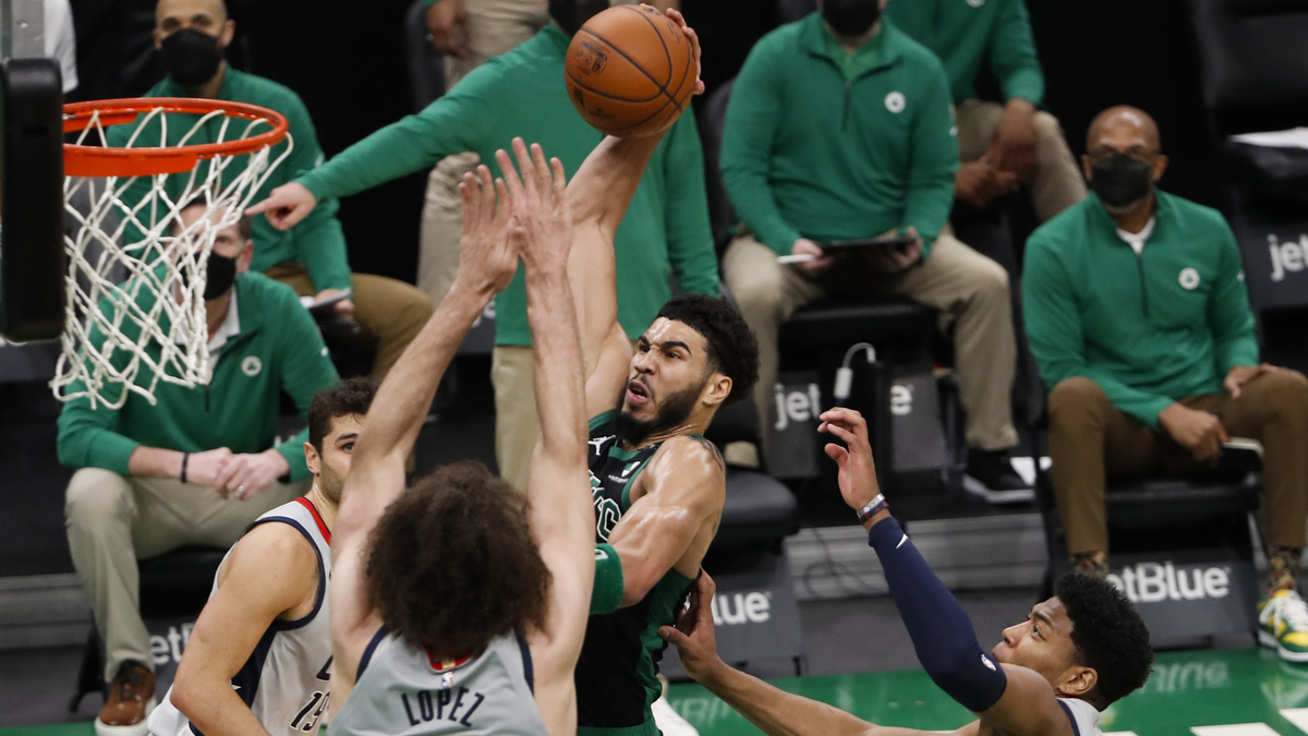 Boston Celtics forward Jayson Tatum