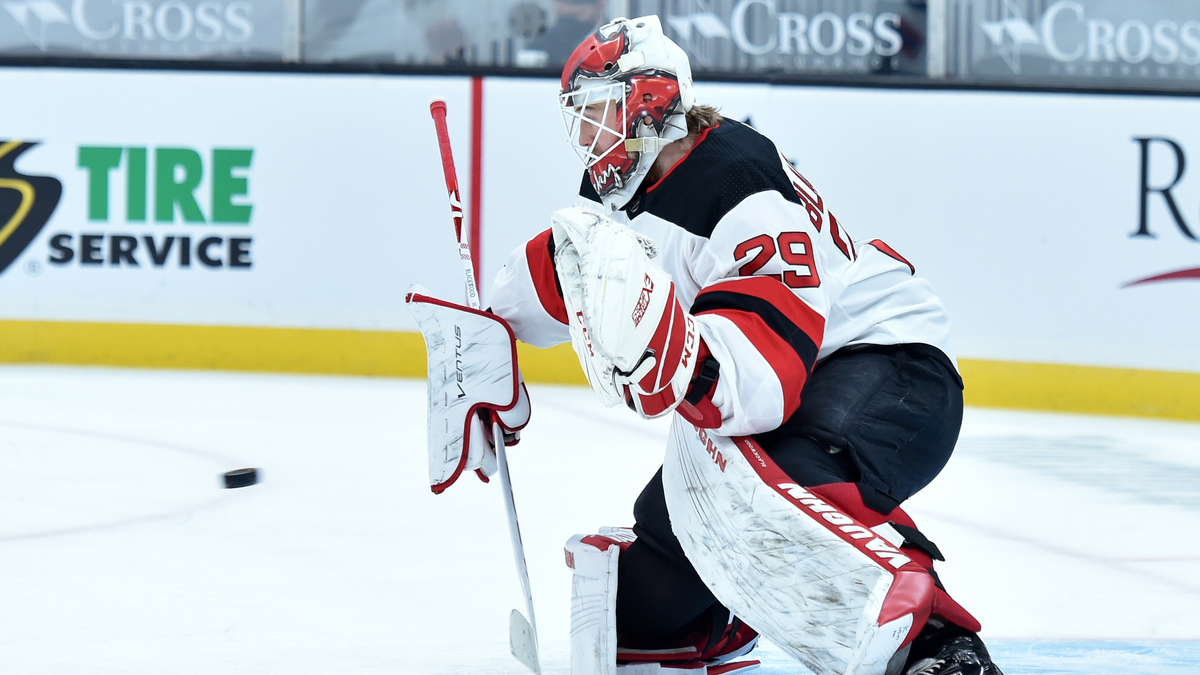 New Jersey Devils Goaltender MacKenzie Blackwood
