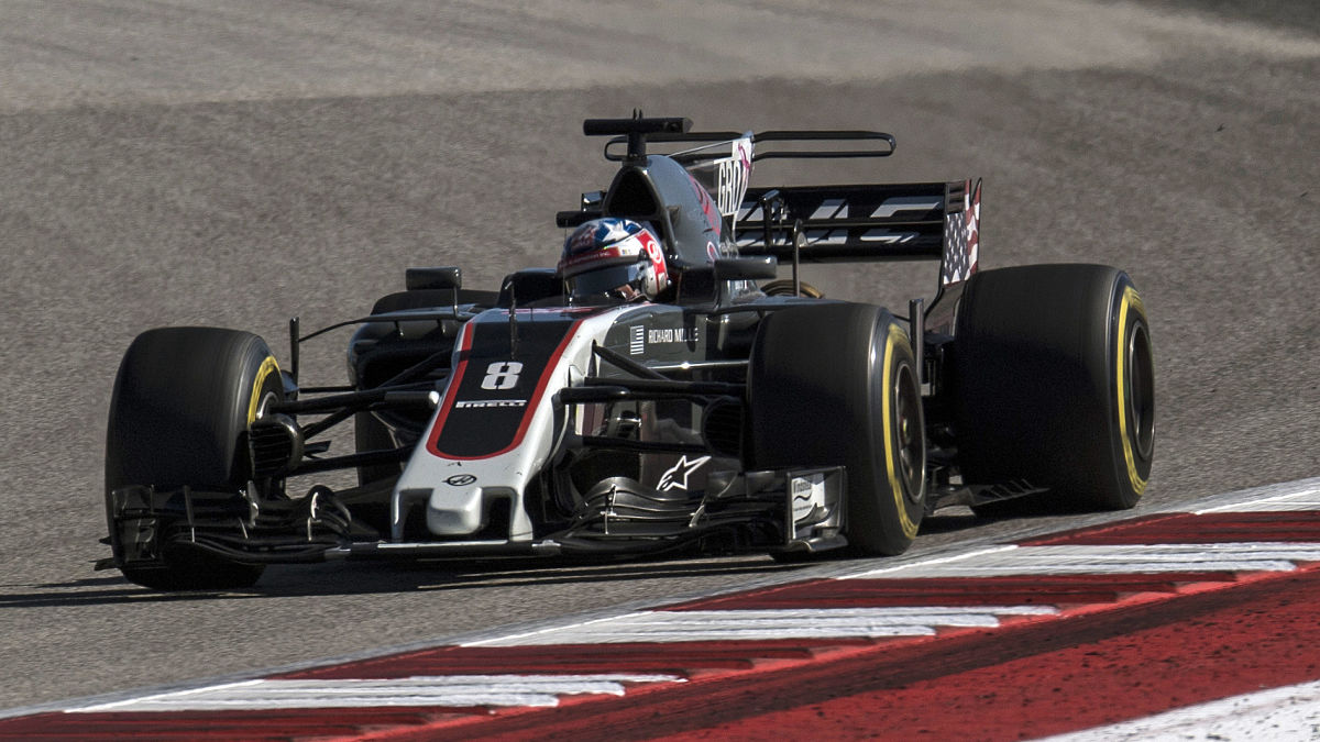 Formula One driver Romain Grosjean