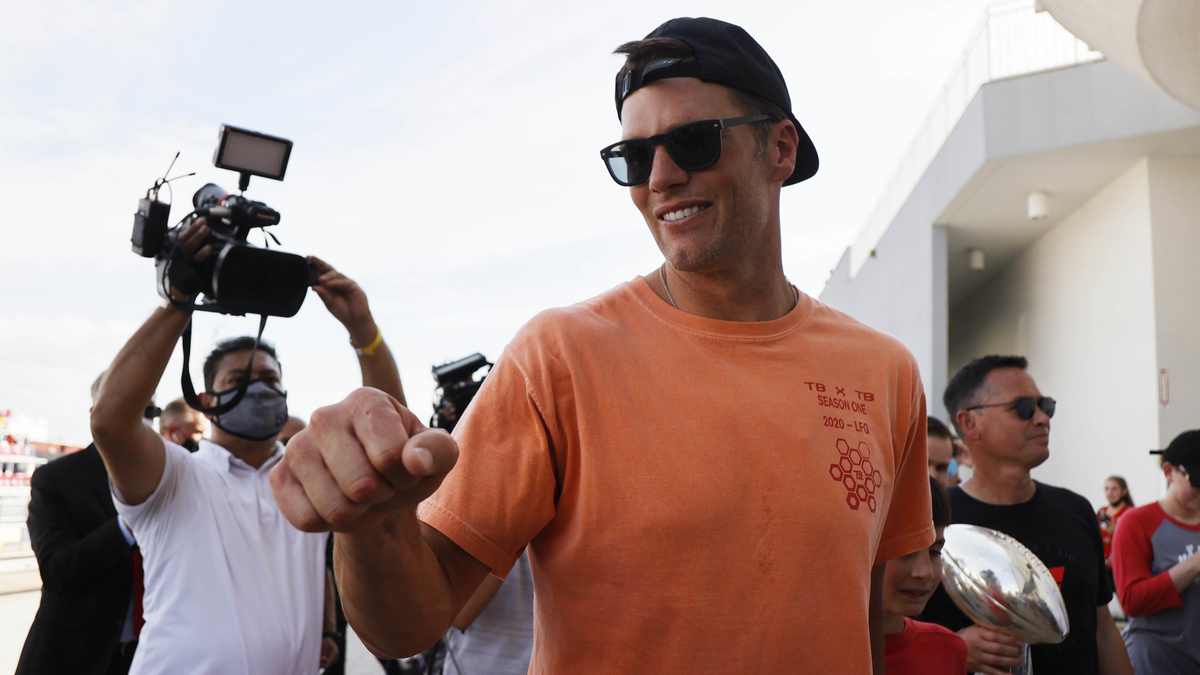 Tampa Bay Buccaneers quarterback Tom Brady