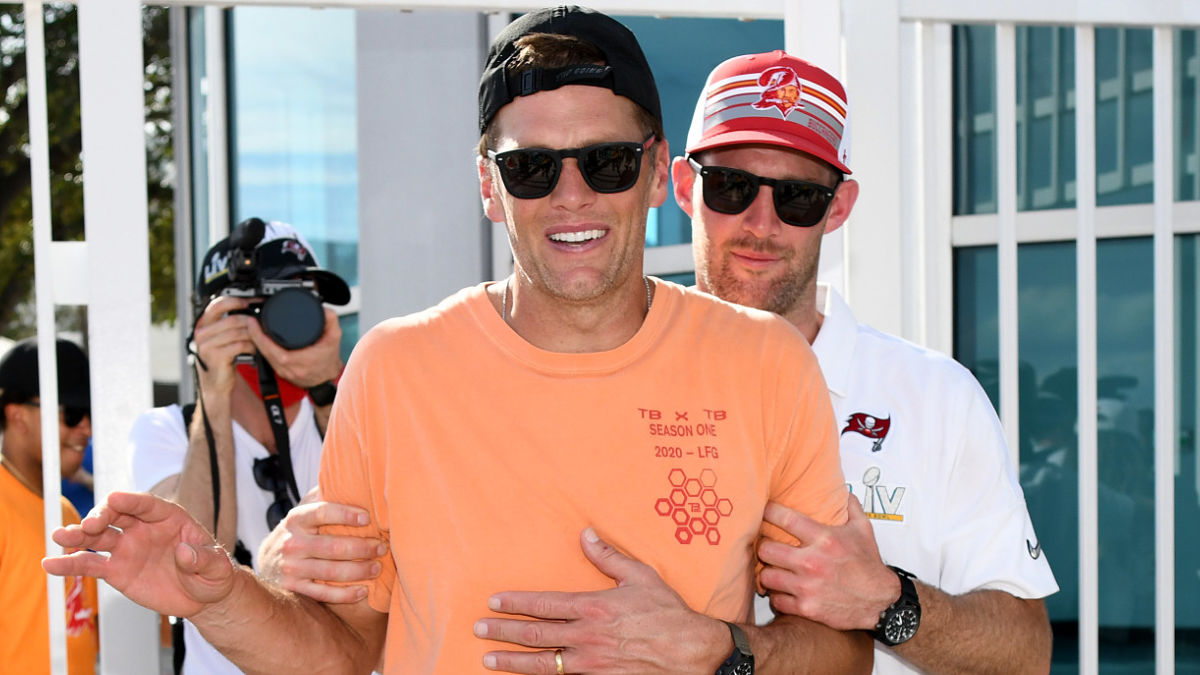 Tampa Bay Buccaneers quarterback Tom Brady