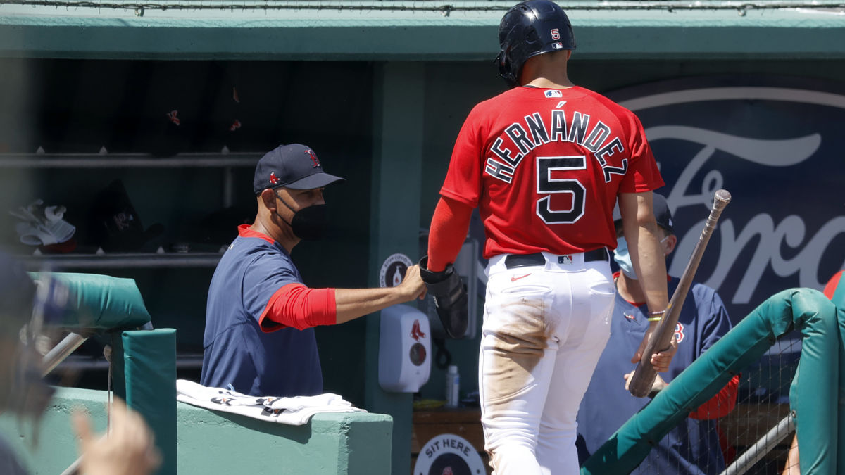 Boston Red Sox manager Alex Cora