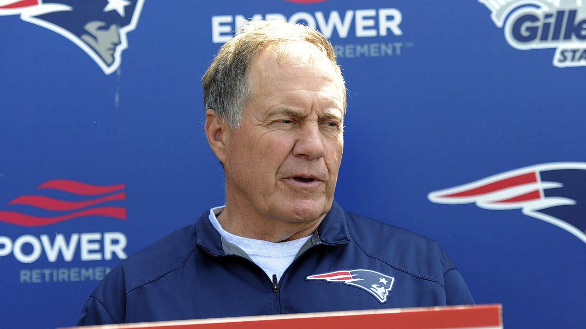 New England Patriots head coach Bill Belichick