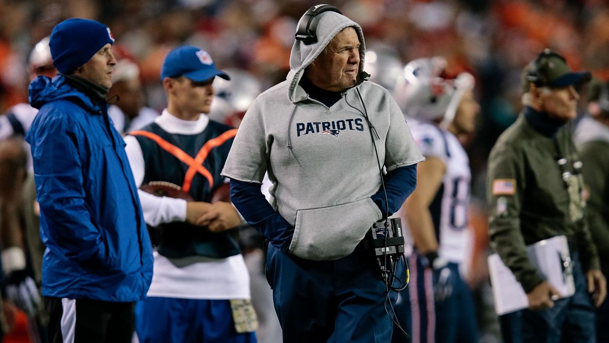 New England Patriots head coach Bill Belichick