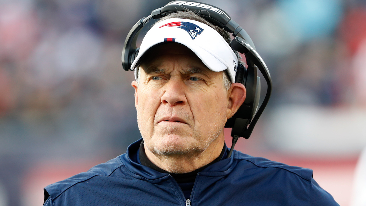 New England Patriots head coach Bill Belichick
