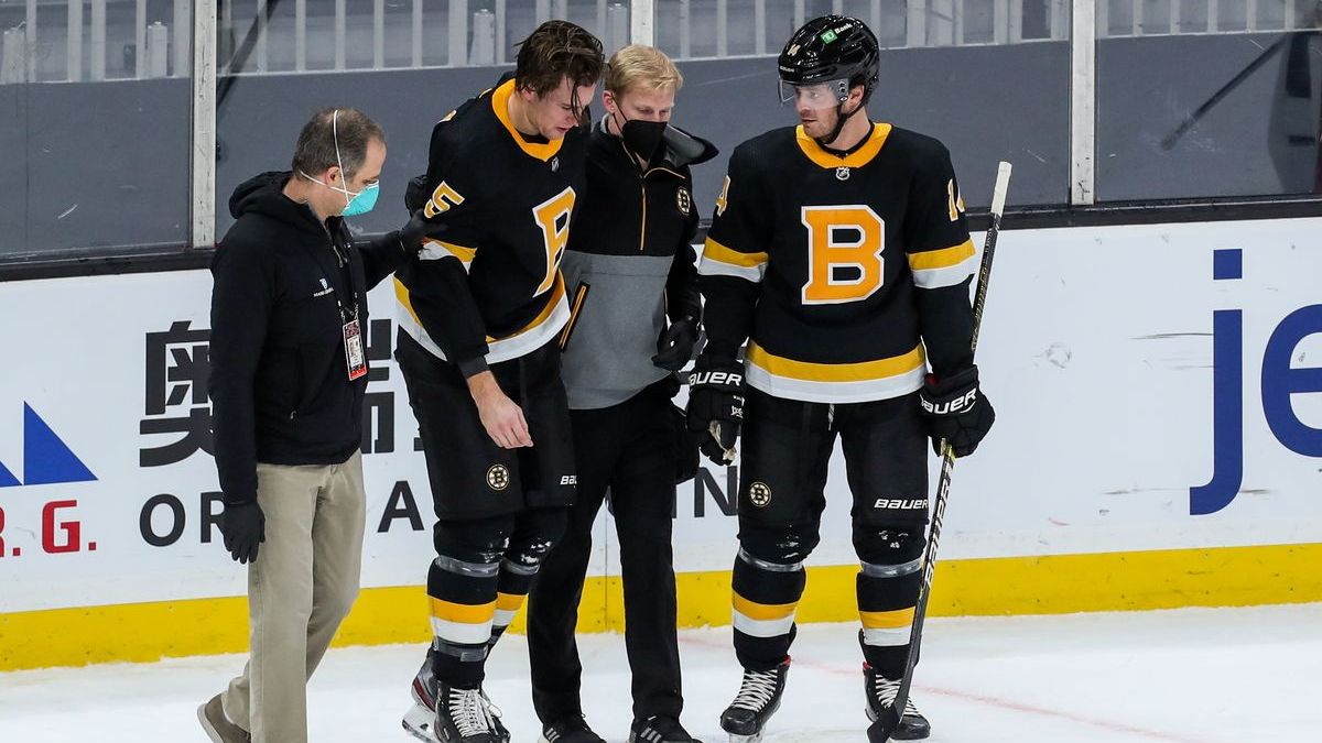 Boston Bruins defenseman Brandon Carlo