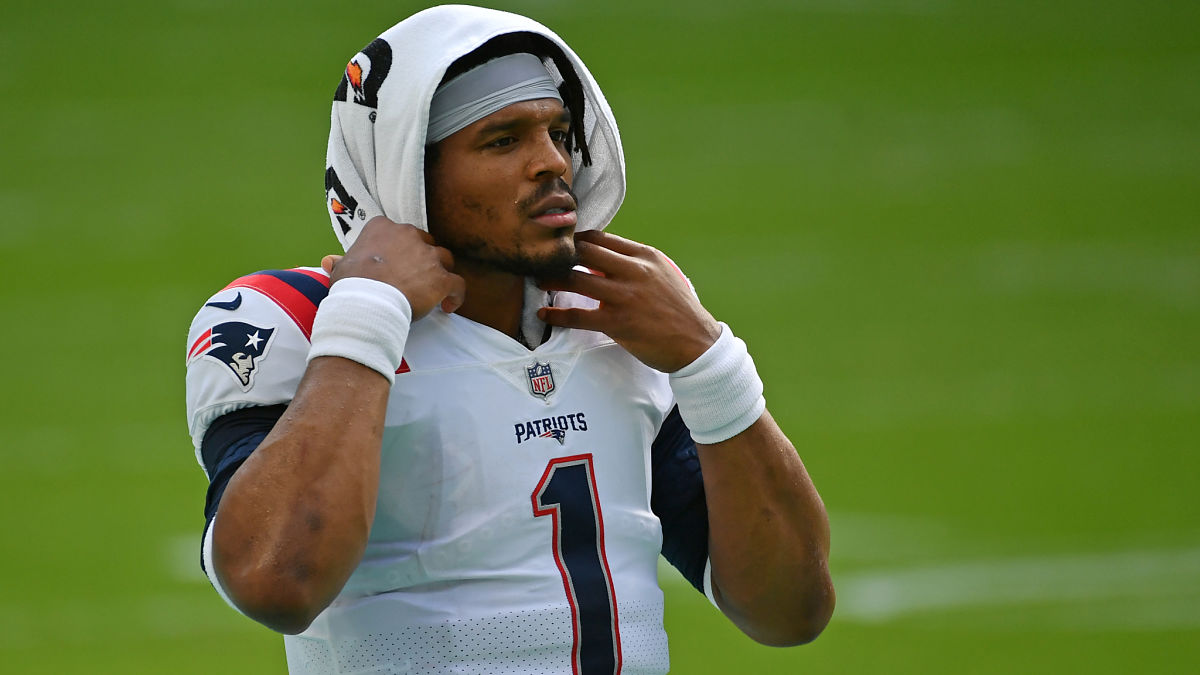 New England Patriots quarterback Cam Newton