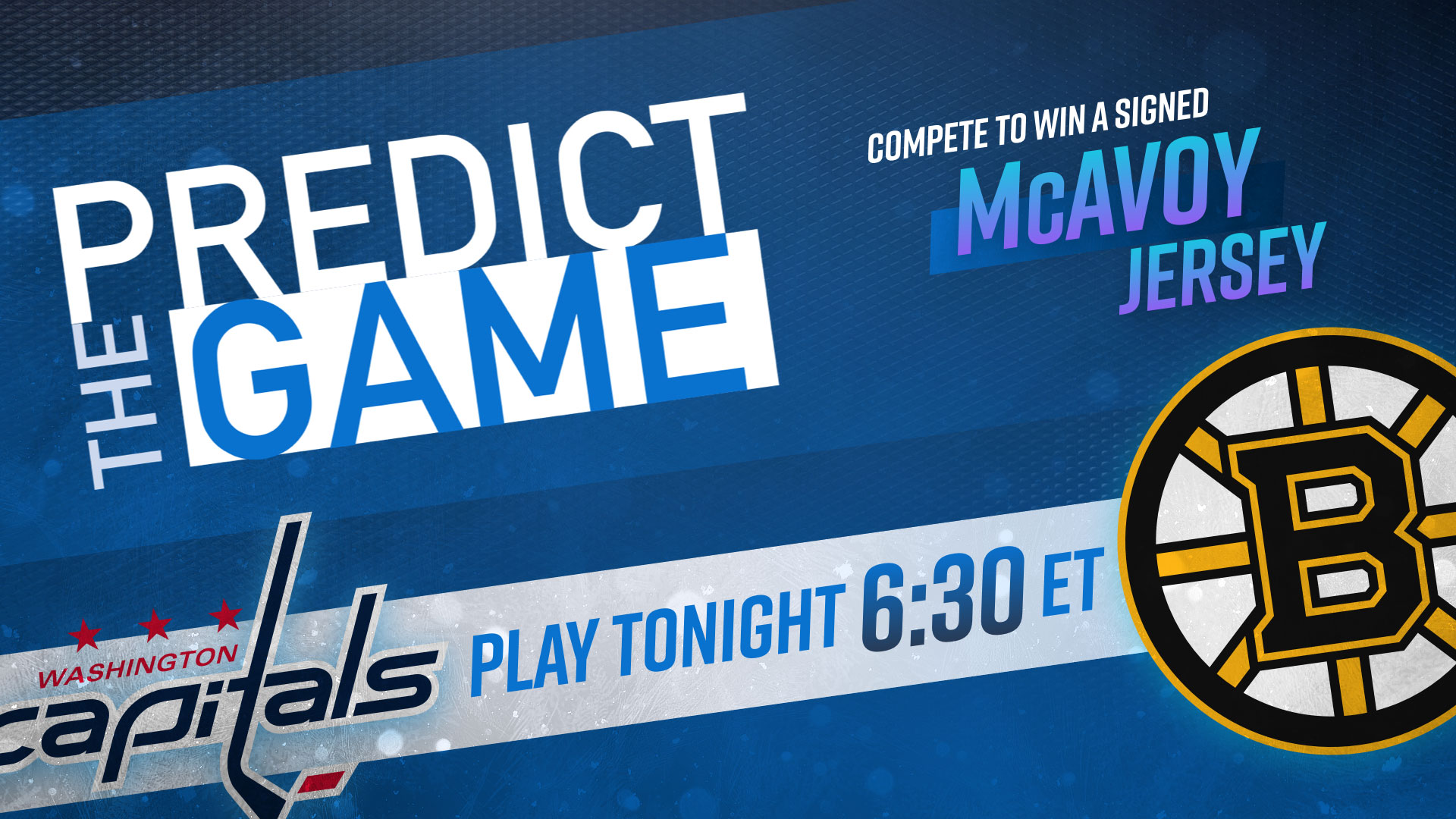 Bruins-Capitals Predict The Game