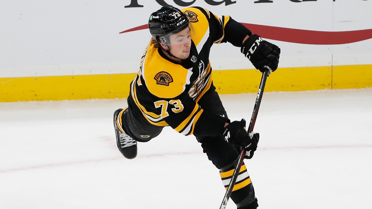Boston Bruins defenseman Charlie McAvoy