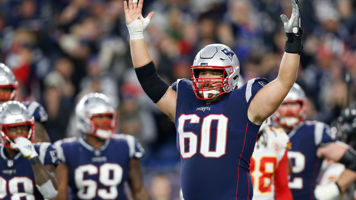 New England Patriots center David Andrews