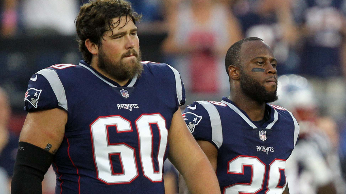 New England Patriots center David Andrews