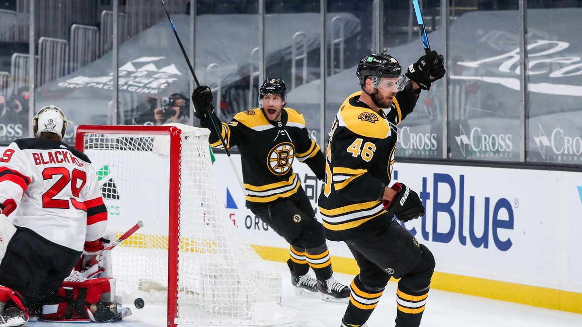Boston Bruins forward David Krejci