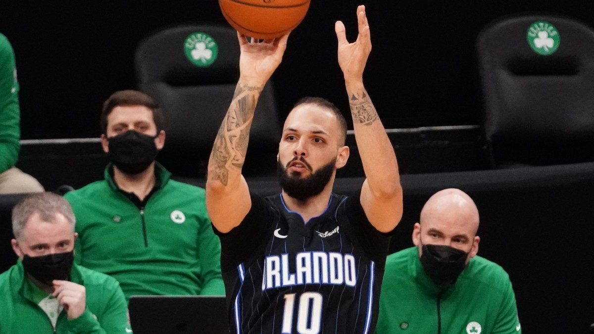 Boston Celtics guard Evan Fournier
