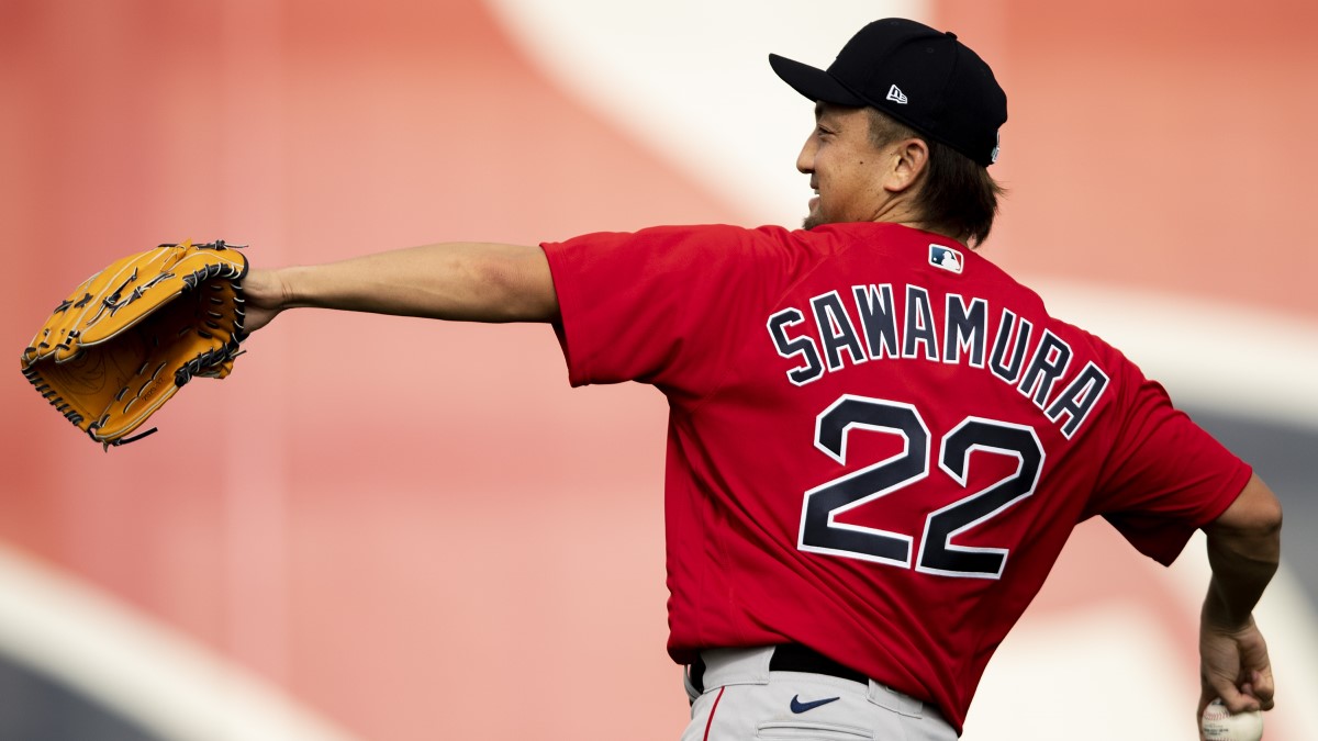 Boston Red Sox pitcher Hirokazu Sawamura