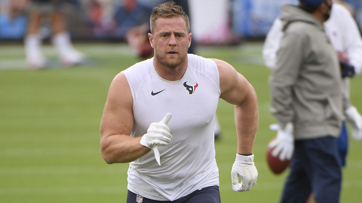 NFL defensive end J.J. Watt