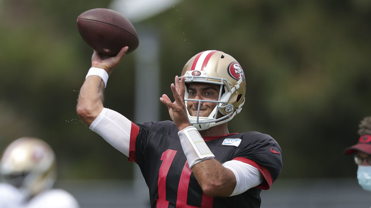 San Francisco 49ers quarterback Jimmy Garoppolo
