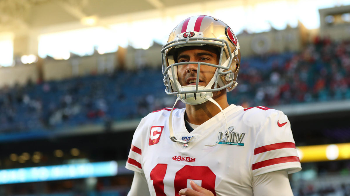 San Francisco 49ers quarterback Jimmy Garoppolo