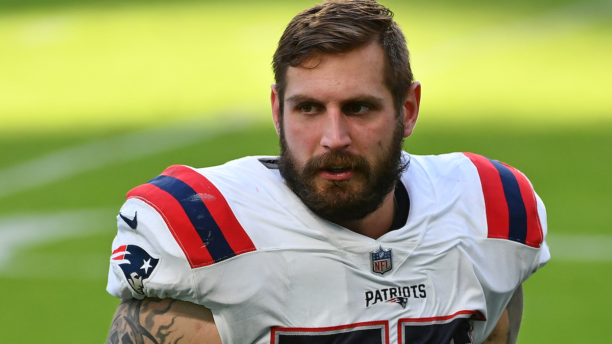 Patriots defensive end John Simon