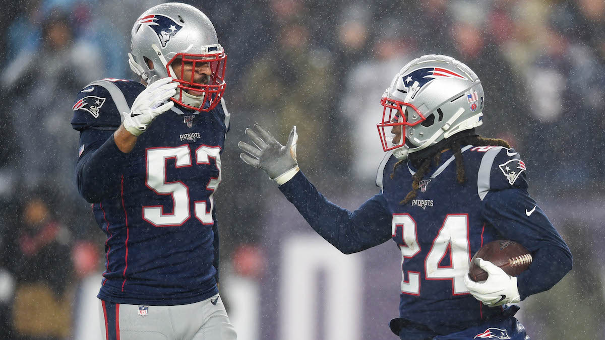 Patriots linebacker Kyle Van Noy, cornerback Stephon Gilmore
