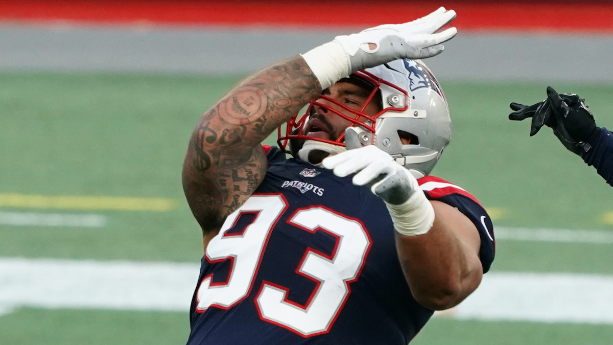 New England Patriots defensive tackle Lawrence Guy