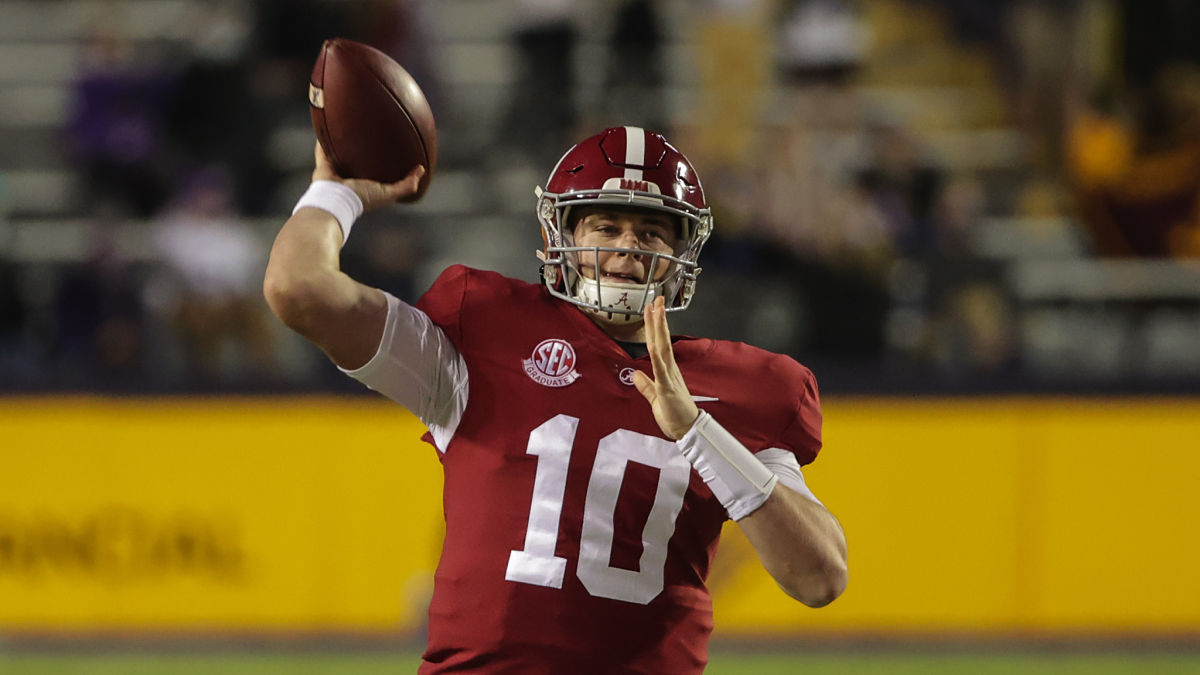 Alabama quarterback Mac Jones