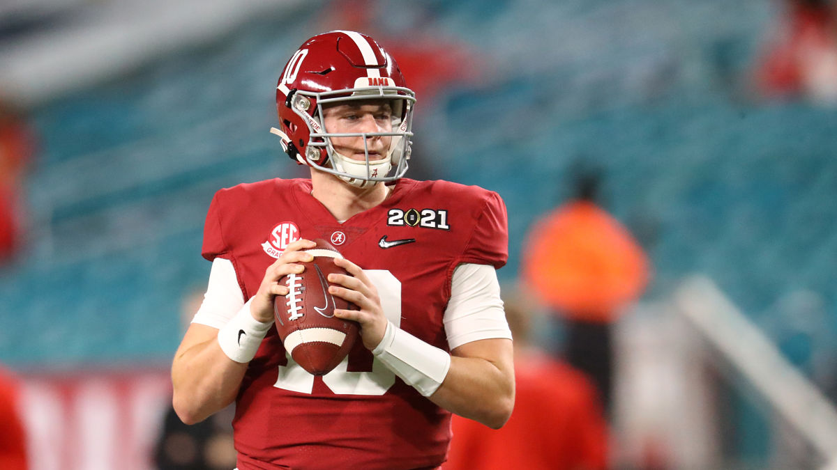 Alabama quarterback Mac Jones