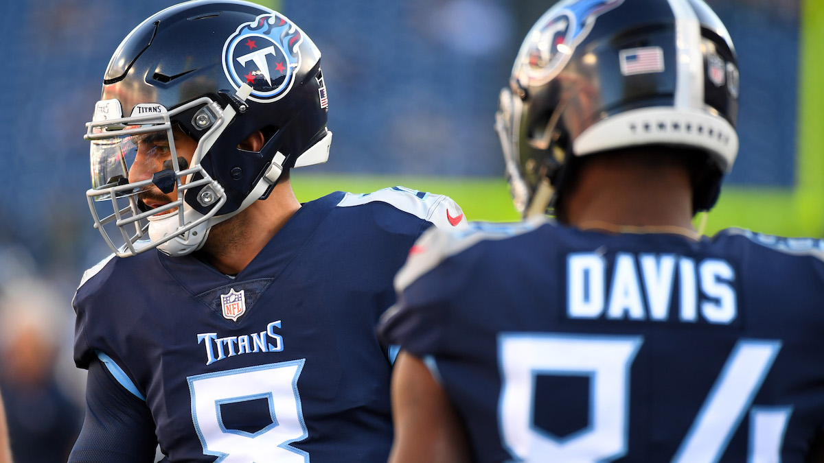 Titans quarterback Marcus Mariota, wide receiver Corey Davis could join the Patriots this offseason