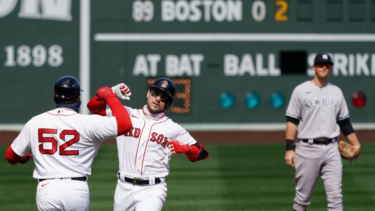 Boston Red Sox first baseman Michael Chavis