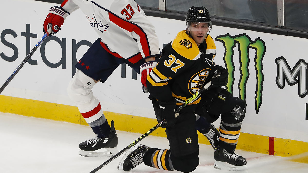 Boston Bruins center Patrice Bergeron