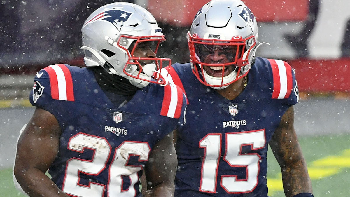 Patriost running back Sony Michel, wide receiver N'Keal Harry