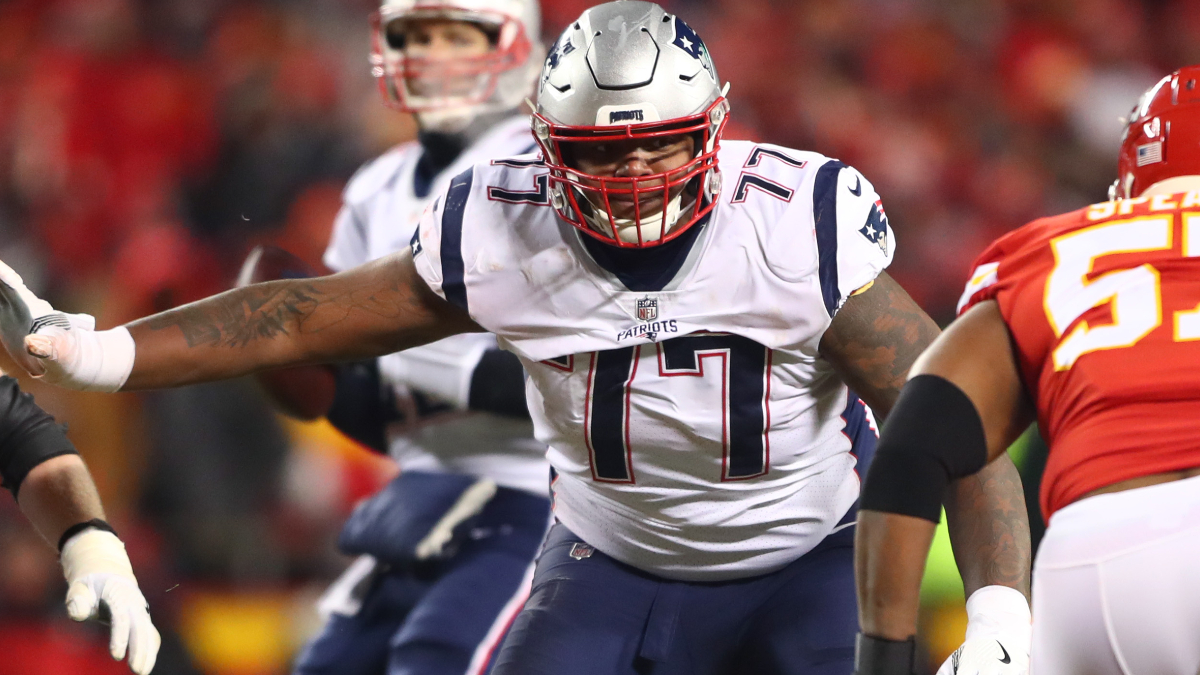 New England Patriots offensive tackle Trent Brown