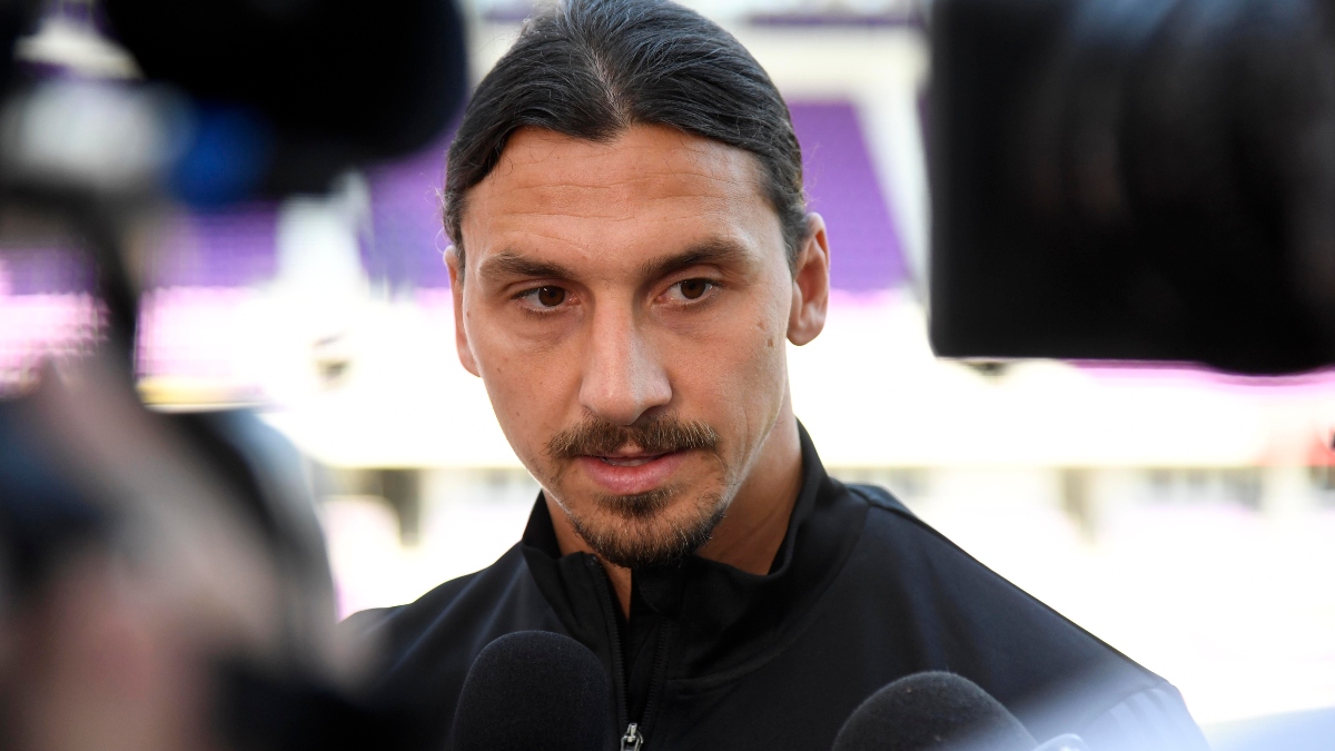 AC Milan striker Zlatan Ibrahimovic