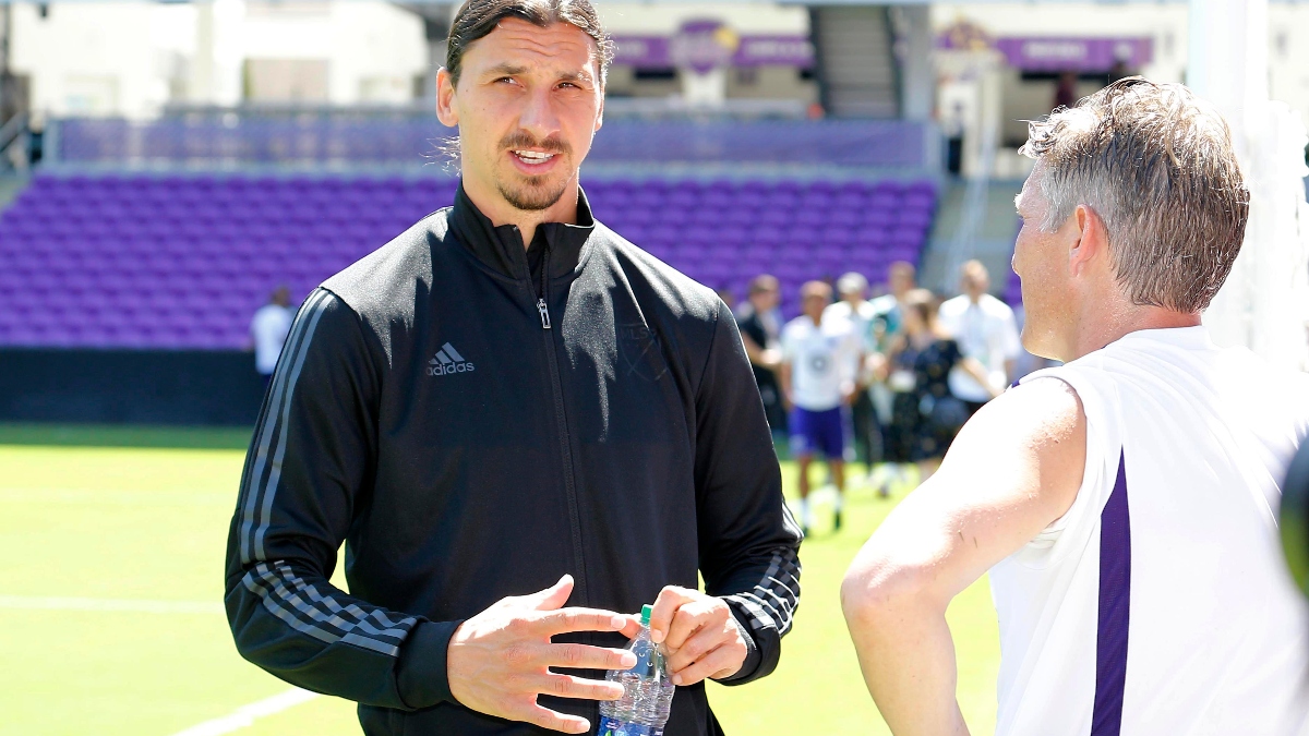 AC Milan striker Zlatan Ibrahimovic