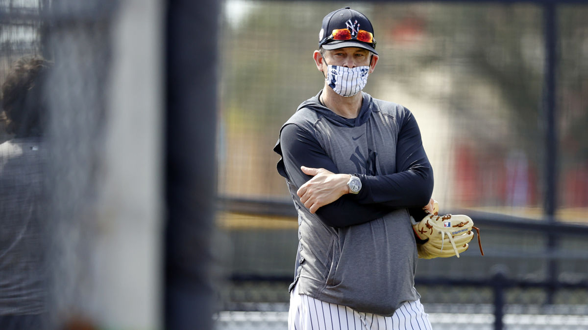 New York Yankees manager Aaron Boone