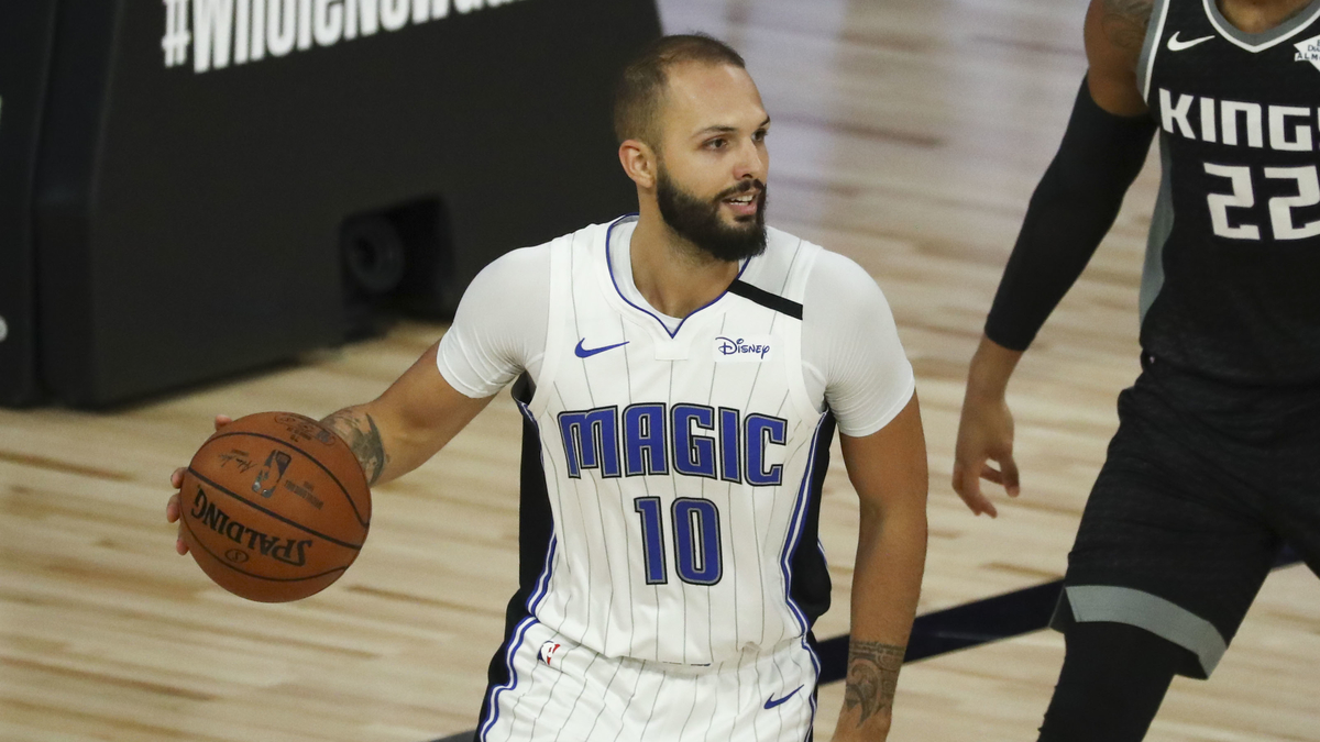 Boston Celtics guard Evan Fournier