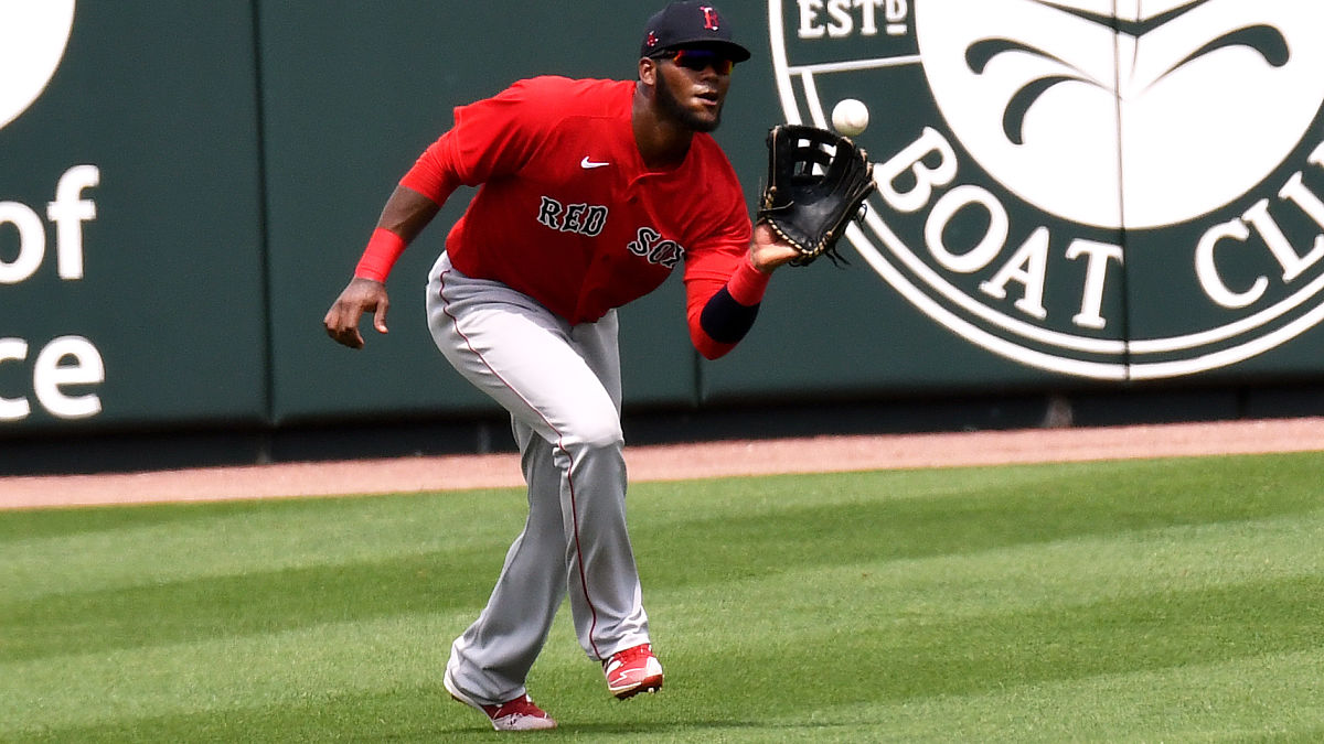 Boston Red Sox outfielder Franchy Cordero