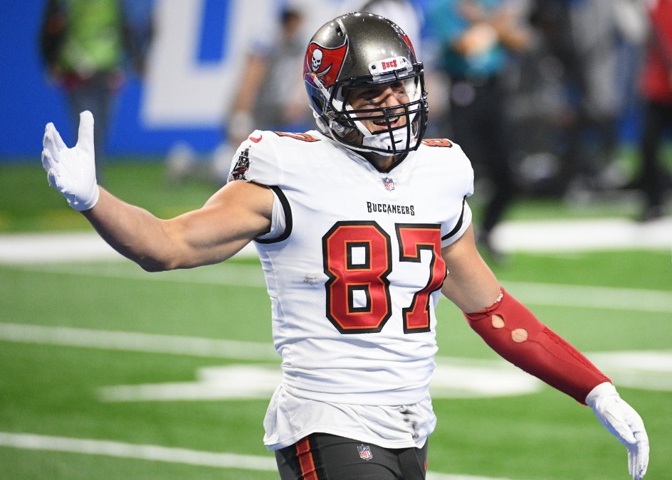 Tampa Bay Buccaneers tight end Rob Gronkowski