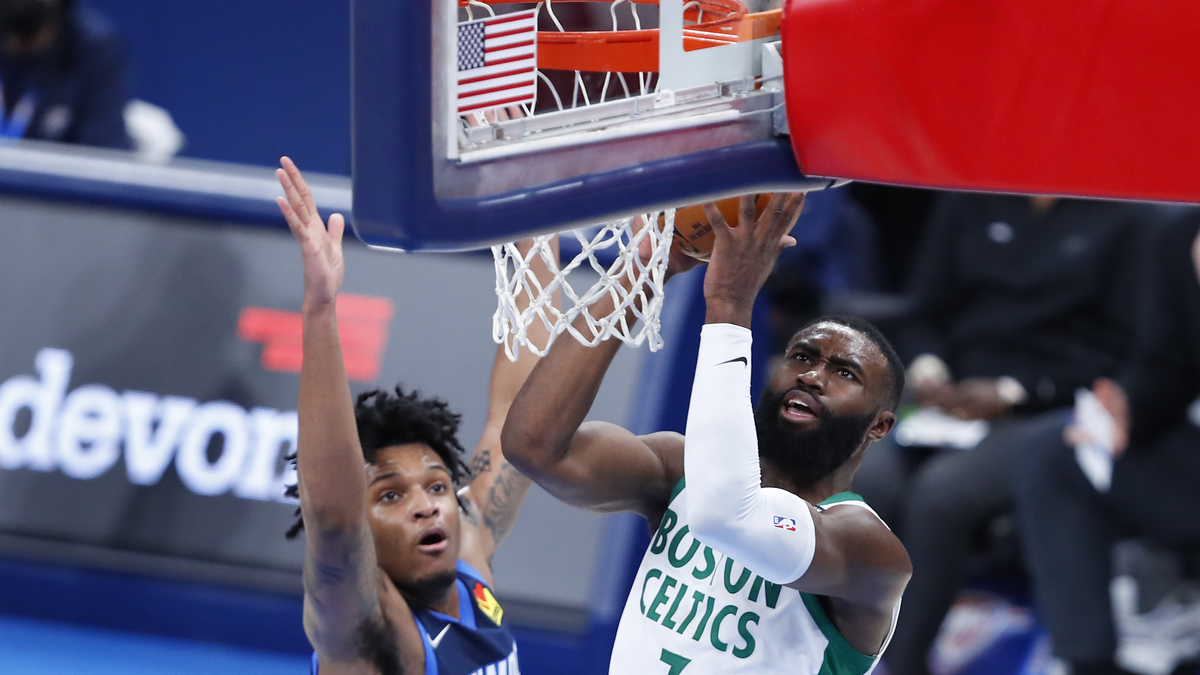 Boston Celtics guard Jaylen Brown