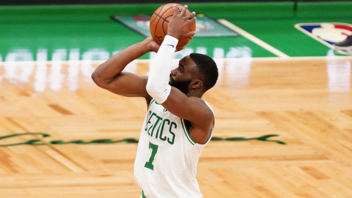 Boston Celtics guard Jaylen Brown