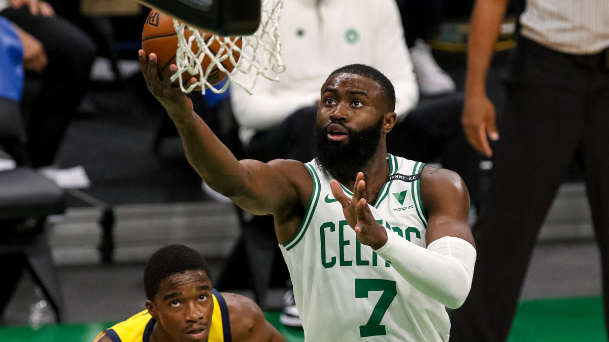 Boston Celtics guard Jaylen Brown