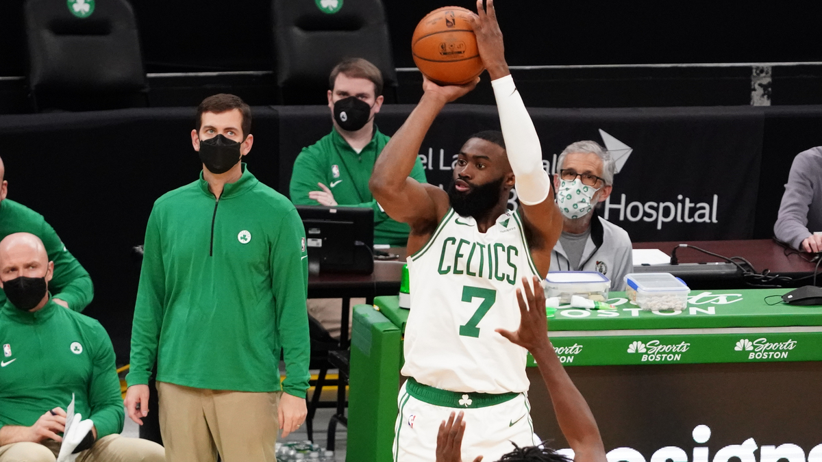 Boston Celtics guard Jaylen Brown