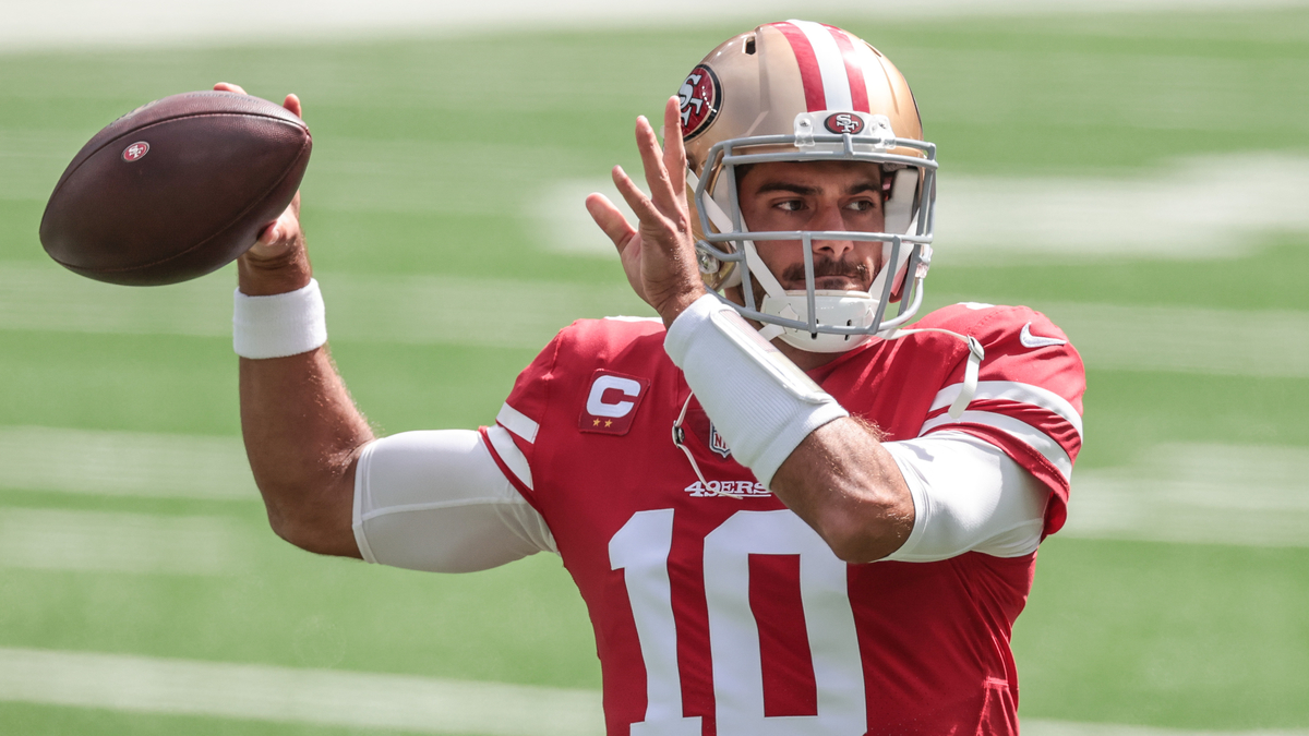San Francisco 49ers quarterback Jimmy Garoppolo