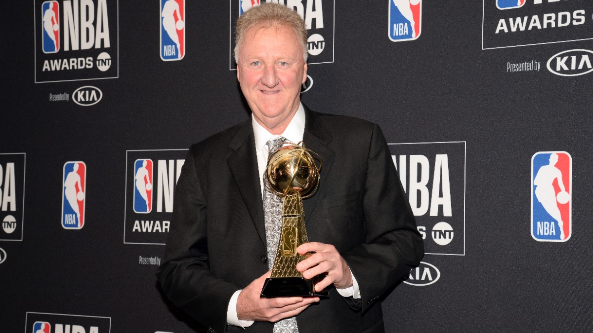 Boston Celtics legend Larry Brid