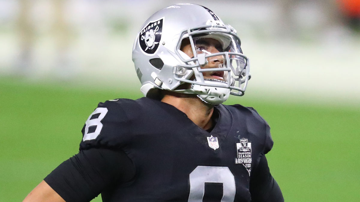 Las Vegas Raiders quarterback Marcus Mariota