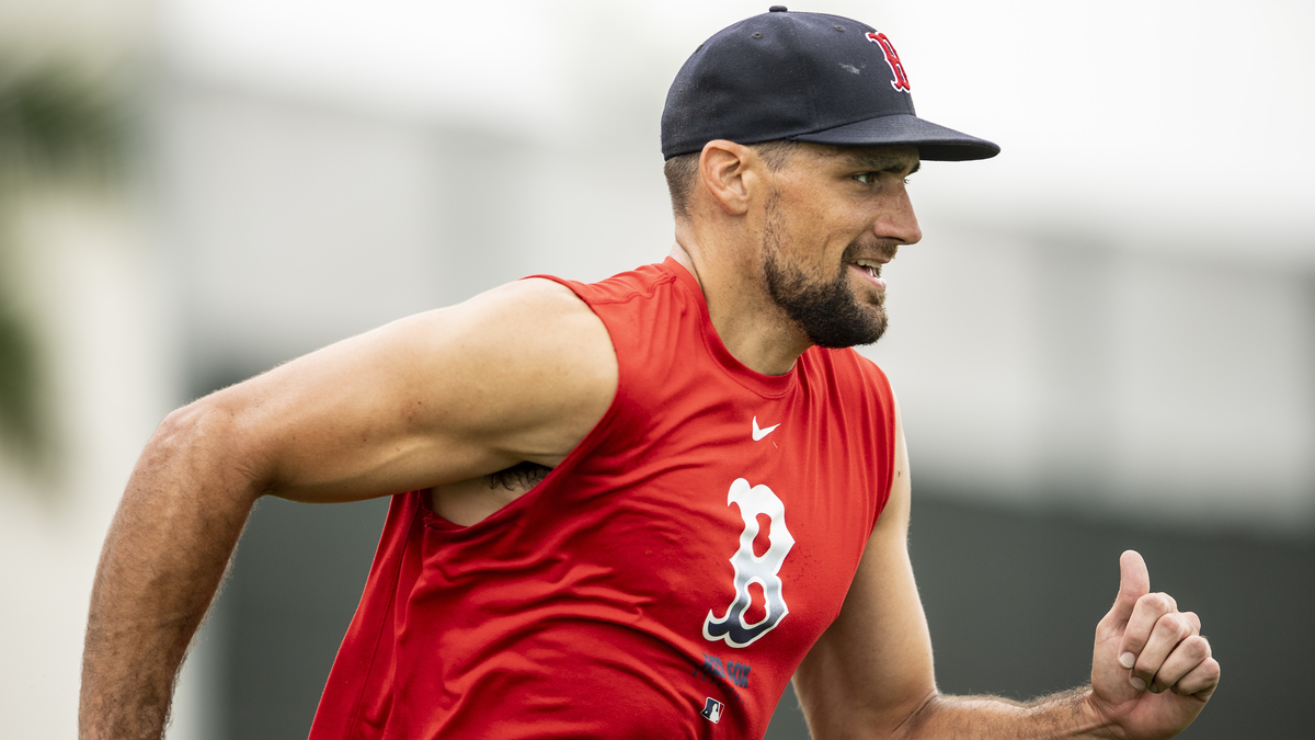 Boston Red Sox pitcher Nathan Eovaldi
