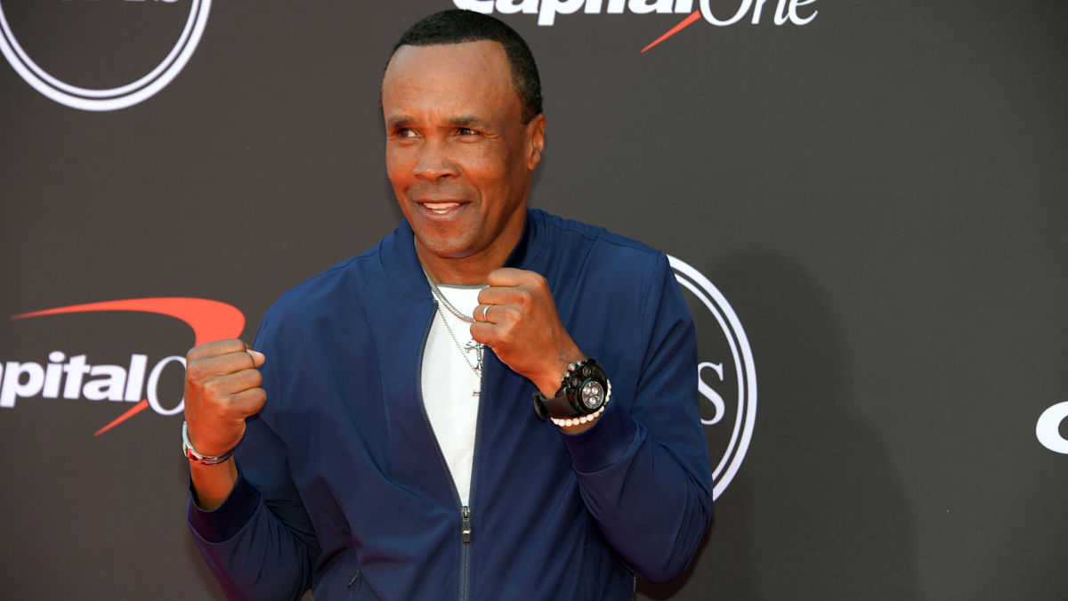 Former boxer Sugar Ray Leonard
