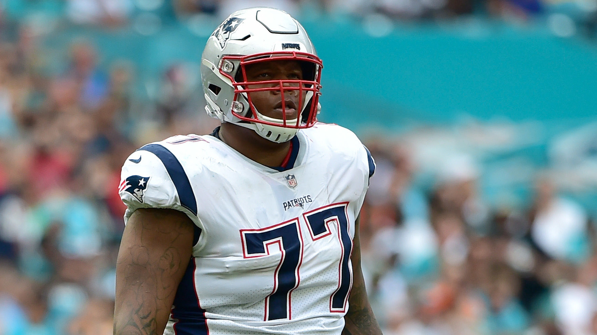 New England Patriots offensive tackle Trent Brown