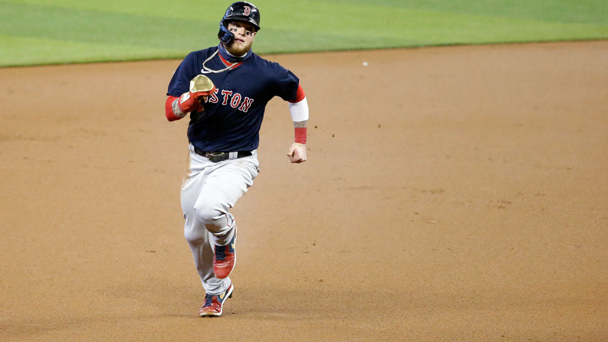 Boston Red Sox outfielder Alex Verdugo