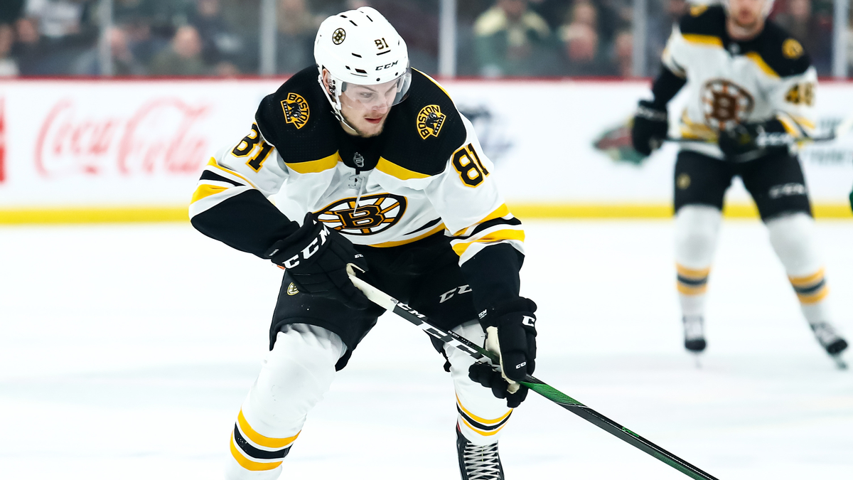 Boston Bruins Forward Anton Blidh