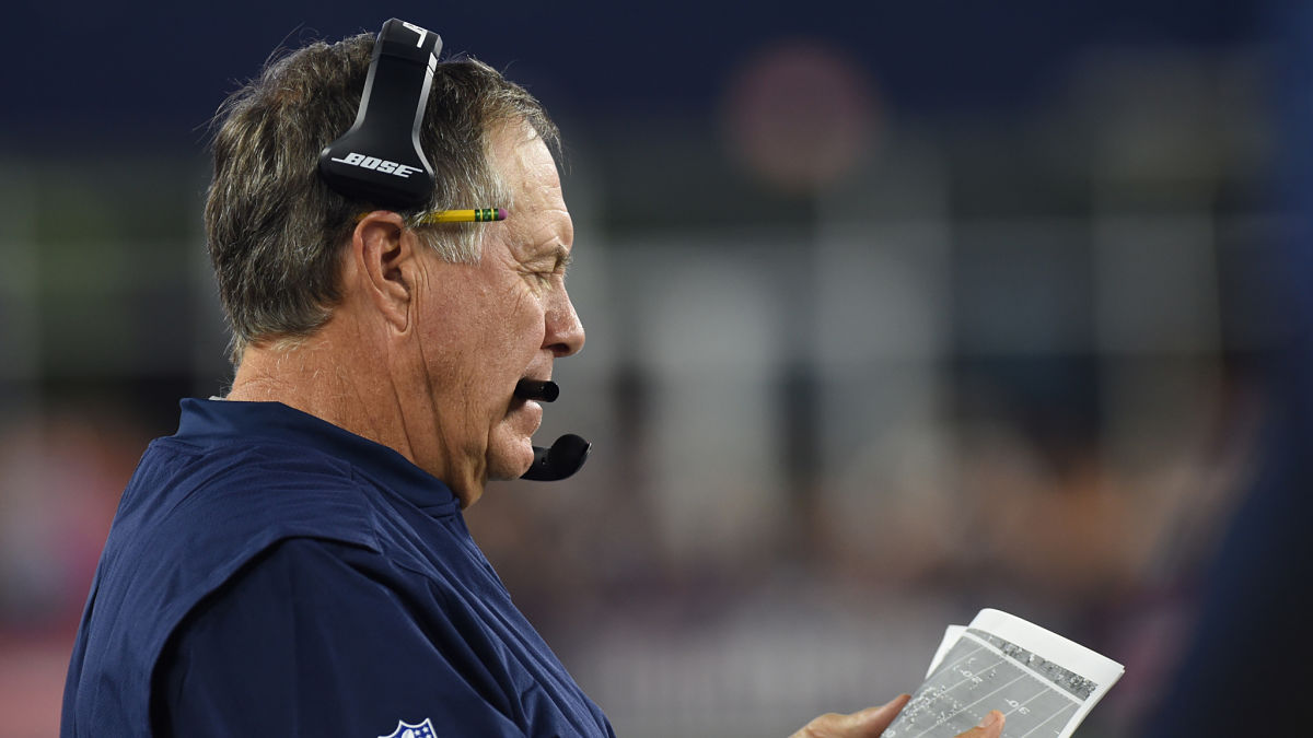 New England Patriots head coach Bill Belichick
